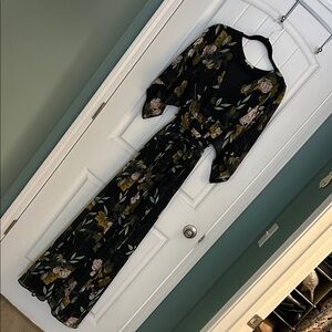 Baltic Born Black Floral Dress
